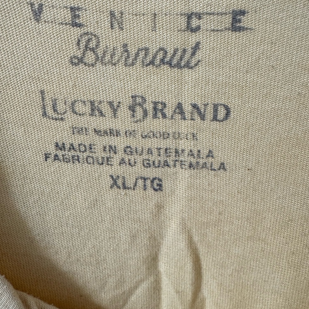 Lucky Brand Yellow Short Sleeve Tee - Picture 6 of 6